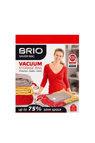 BRIO Sac pentru vidat marimea XXL, 73 × 130 cm, 103808/103804