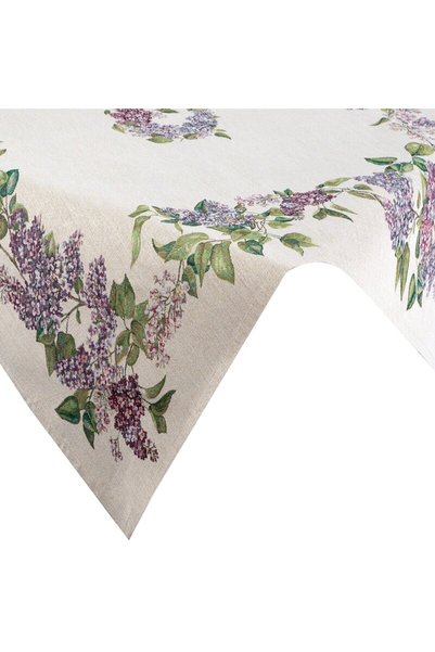 Eurofirany Obrus gobelin, Eurofirany, 100x100cm, bej/fiolet/verde, 68% bumbac...