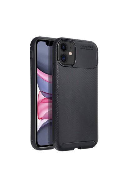 carbon Husă de protecție pentru iPhone 11, Negru