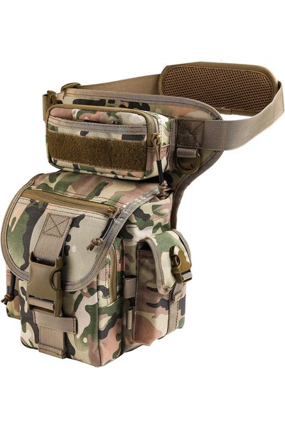 Generic Waterproof Military Tactical Drop Leg Pouch Bag Type B Cross Over Leg...