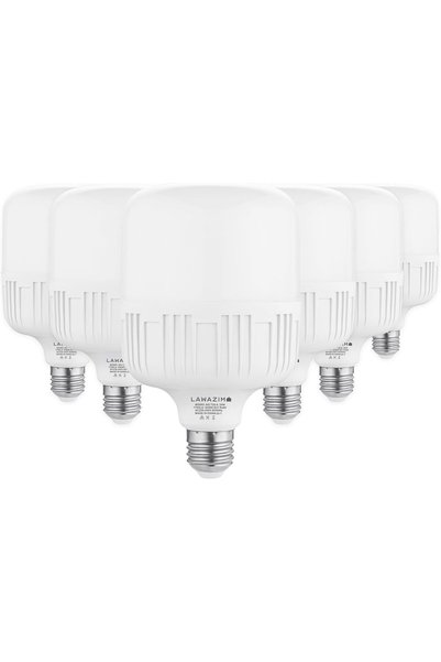Generic 20W LED Bulb T100 E27-6 Pack 6500K Daylight - Jumbo Non-Dimmable Ener...