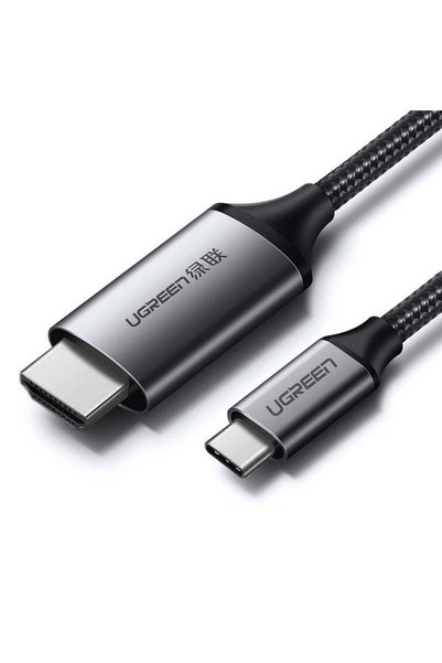 Ugreen Adaptor cablu video MM142 (50570) - Type-C la HDMI, 4K@60Hz, 1.5m - Ne...