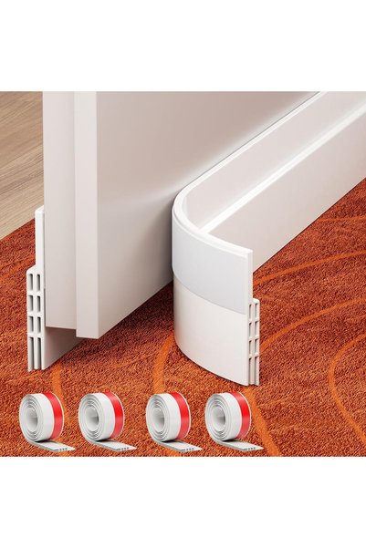 Generic 4 Pack Door Draft Stopper, Door Sweep, Weather Stripping Seal