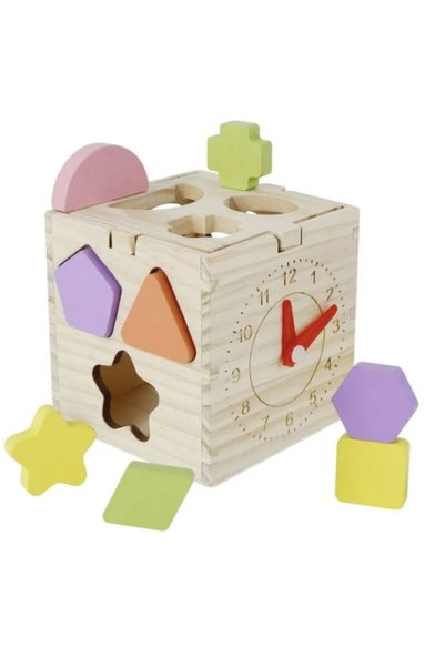 Generic Brand Cub educativ Montessori din lemn, Intelligence Box, sortator de...