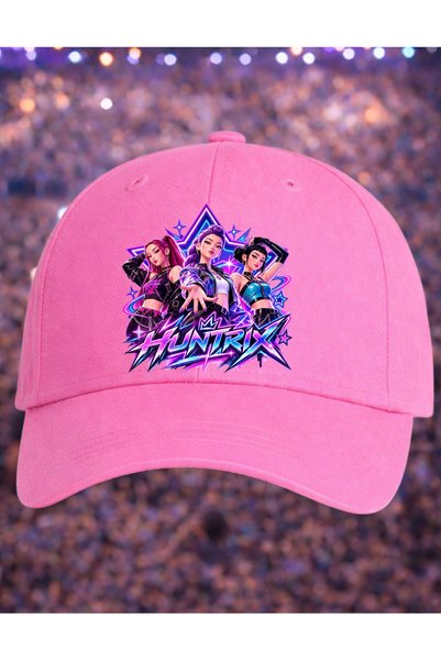 lovver Huntrix Zoey, Mira, Rumi Design Premium Printed 100% Cotton Hat