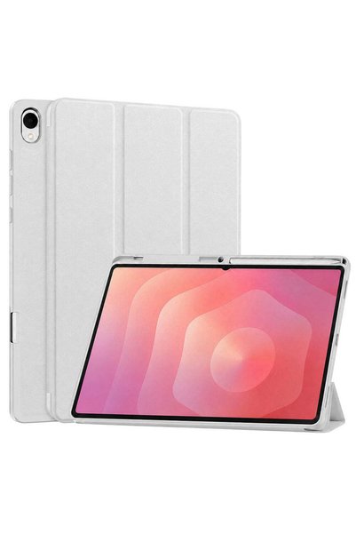 Techsuit Flex Trifold (με θήκη για μολύβι) - Samsung Galaxy Tab S12 Plus - Γκρι
