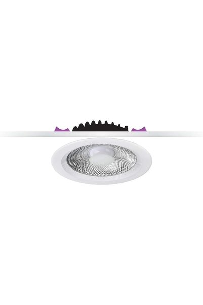 Generic ضوء سقف LED ثابت، إضاءة مدمجة، 40 واط، ضوء أبيض SMD بدرجة حرارة 6000 ...