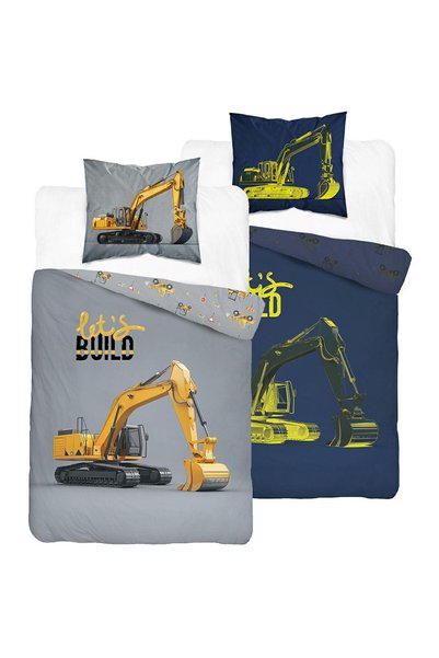 Detexpol Lenjerie pat copii Fluo set bumbac multicolor 160x200x70x80 cm