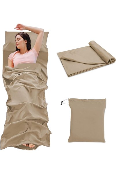 Generic Sleeping Bag Liner, Lightweight Sleeping Bag Liner 210 x 115 cm, Ligh...