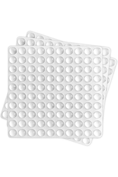 Generic وسادات مطاطية شفافة، 300 قطعة من وسادات التخميد الصوتي ذاتية اللصق، و...