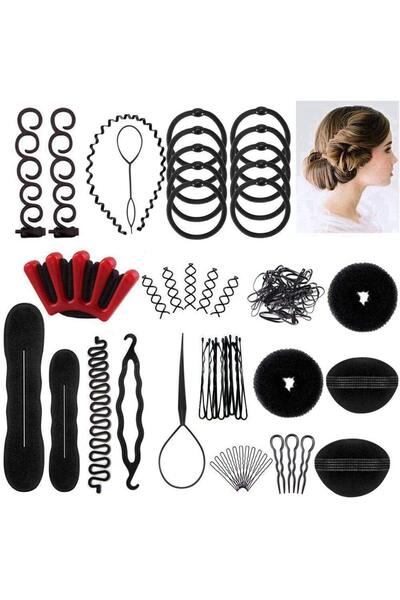 Noonedibs Winkeyes set 25 piese accesorii coafat păr, kit modelare DIY, instr...