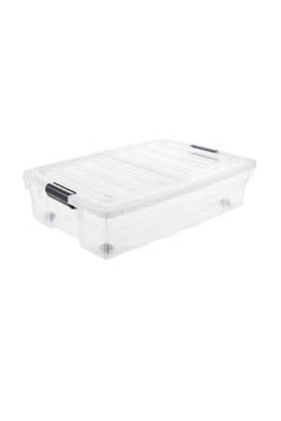 UNIC Clear Plastic Storage Box with Lid 32L