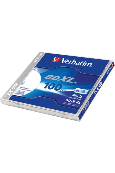 Verbatim Κενό BD-R XL Datalife 4x 100GB JC Wide Λευκό Εκτυπώσιμο με Inkjet Επ...