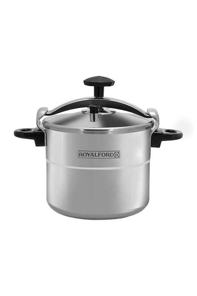 ROYALFORD 7 L High-Quality Aluminium Pressure Cooker with Outer Lid, Multipur...