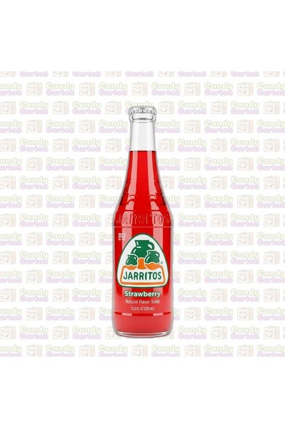 Jarritos خاريتوس مشروب غازي صودا فراولة طبيعية 370 مل مستورد من المكسيك Straw...