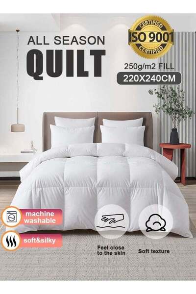 Generic Arabest Duvet,King Size Quilt Down Comforter Insert Microfiber White ...