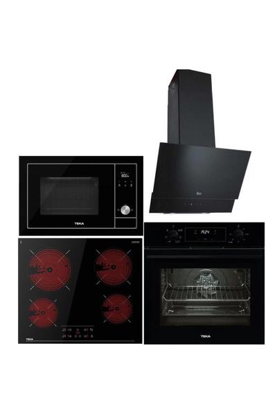 Teka Siyah Ankastre Set ( HAK 625 BÖREK ŞEFİM BK - TBC 64010 - ATV 60 BK - ML...