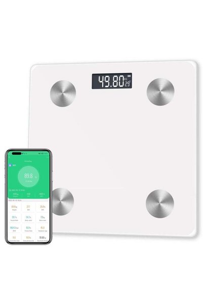 Generic OMAKSS Digital Weight Scale,Bluetooth Body Fat Scale,LED Display and ...