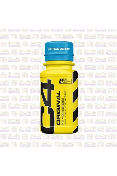 Cellucor C4 شوت سي فور اروجنال اصلي بنكهة التوت 60مل طاقة وتركيز قبل التمارين...