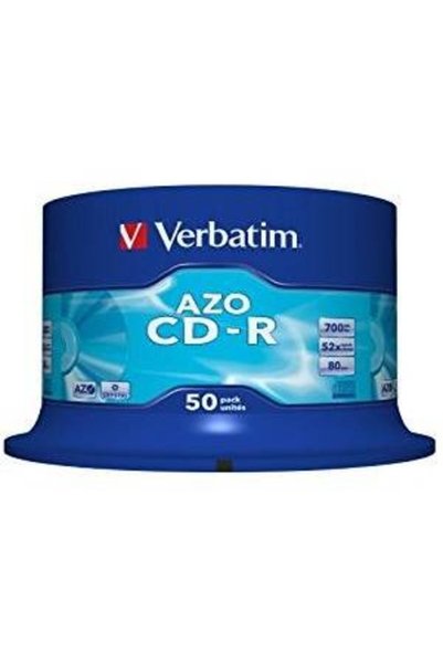 Verbatim Κενά CD-R Azo 52x 700MB 25 τεμάχια σε σπειροειδή συσκευασία, εκτυπώσ...