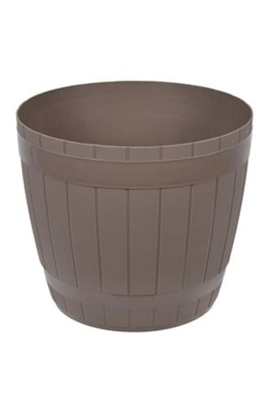 UNIC Πλαστική Γλάστρα Μόκα Ø19.2x16.5εκ. - 4Λ