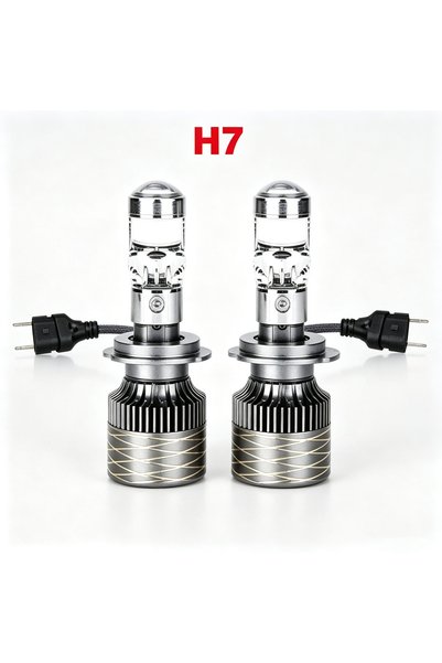 Choice 6000K-H7 هاي وورد قطعتان 2000 واط H7 H4 H11 مصابيح أمامية LED صغيرة بع...