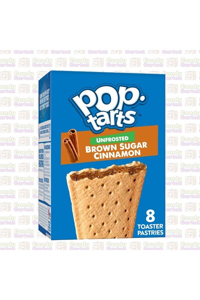 Pop Tarts فطائر البوب تارت بطعم السكر البني والقرفة 8 لكل قطعة
