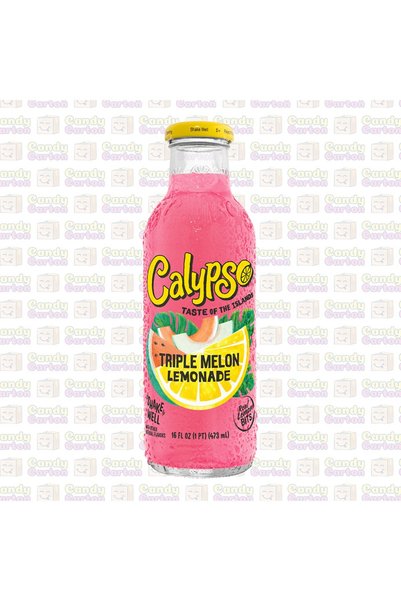 Calypso كاليبسو شراب الليموناضة نكهة الليمون مع البطيخ الاستوائي 473 مل مستور...
