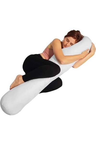 Generic DUNISO Long Pillow, Sleeping Pillow, Round Body Pillow, 21 Cm x 122 C...