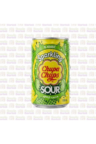 Chupa Chups تشوبا تشوبس مشروب غازي فوار حامض بنكهة التفاح الاخضر 150 مل مسترو...