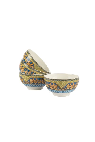 Mikasa Moor وعاء باراك أزرق 4 قطع 12×6 سم