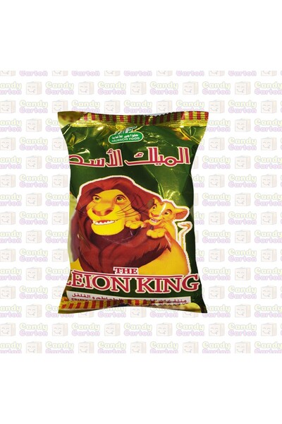 The بفك شيبس ملك الاسد القديم الأصلي بالطماطم والفلفل 18 جرام بحريني