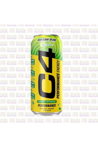 C4 مشروب طاقة سي 4 بنكهة ساور غامي سبلاش زيرو سكر 473 مل مستورد من امريكا