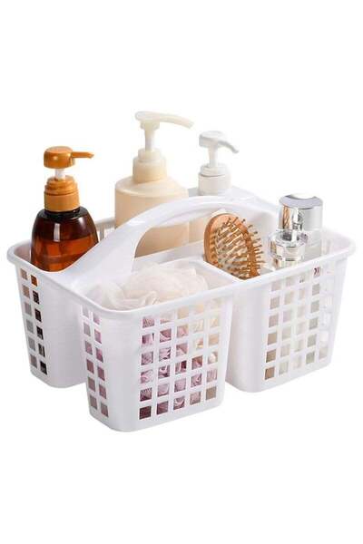 Generic JoyousSto Portable Shower Caddy Basket with Compartments Cleaning Sup...
