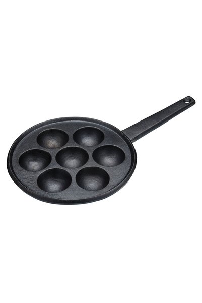 Kitchen Craft Δανέζικη τηγανίτα για τηγανίτες, 20,5 εκ., από χυτοσίδηρο