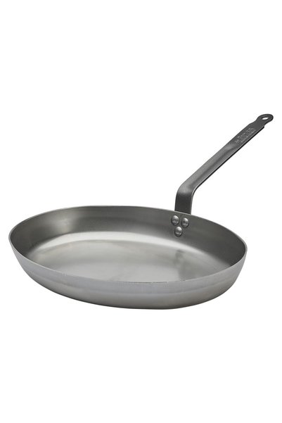 De Buyer Οβάλ τηγάνι για ψάρια, 36 x 26 εκ., "CARBONE PLUS" - "de Buyer"