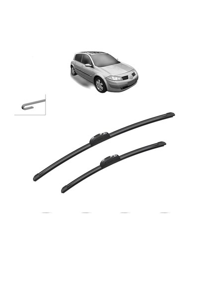 Bosch Set de 2 ștergătoare de parbriz RENAULT MEGANE II Hatchback Van (KM0/2)...