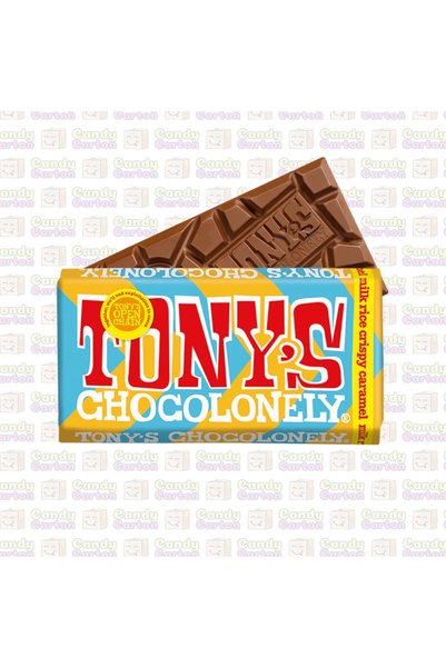 TONY'S توني شوكولونيلي بار شوكولاتة بالارز المنفوخ والكراميل 180 جرام مستورد ...