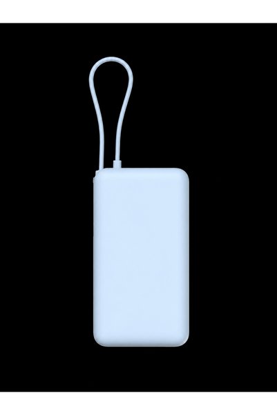 Generic Brand شاحن متنقل شاومي مع سلك مدمج بمنفذ USB-C ومنفذ USB بسعة 10000 م...