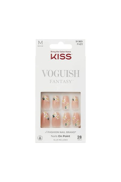 Kiss Voguish Fantasy Nails Medium Length Fv23C