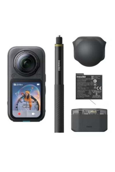Generic Insta360 X6 360 Camera Essentials Bundle | 8K Camera + 2x Extreme Bat...