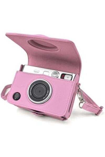 Generic VKL Camera Case Compatible with Fujifilm Instax Mini EVO, rose pink P...