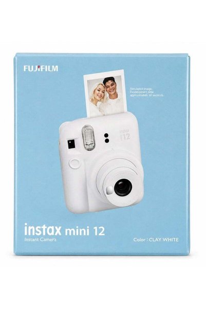 Generic FUJIFILM Instax Camera Mini 12 Instant Camera- Clay White