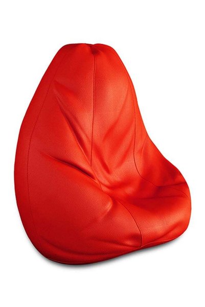 Generic Story@Home Bean Bag Cover With Bean Bag Filler Red 80x50cm