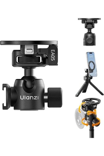Generic ULANZI EA05 3-in-1 Multifunctional Ball Head, Tripod Ball Head Mount ...