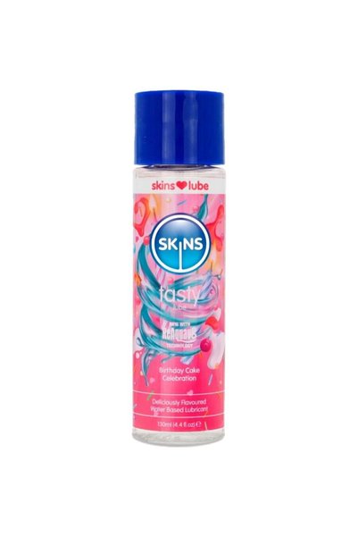Skins -Lubrifiant pe Bază de Apă Aromă Tort Aniversar 130 ml