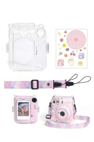 Generic SUNDAREE Clear Case Compatible with Fuji Instax Mini 12, Carrying Cas...
