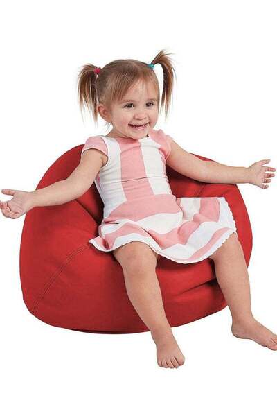 Generic Cotton home Kids Bean Bag Red 50x80x80cm