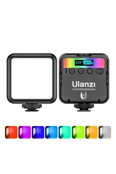Generic ULANZI VL49 RGB Video Lights, LED Camera Light 360° Full Color Portab...