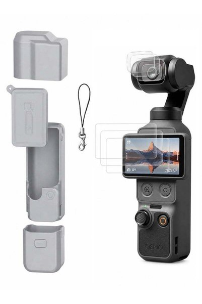 Generic SJet DJI OSMO Pocket 4 Accessory Kit, Silicone Protective Case Cover,...